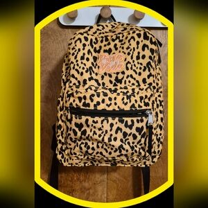 Pure Vida Mini Leopard Print Backpack w/Padded Shoulder Straps NWOT